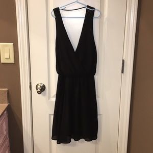 //black dress// only worn once! Selling for $12